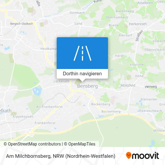 Am Milchbornsberg Karte