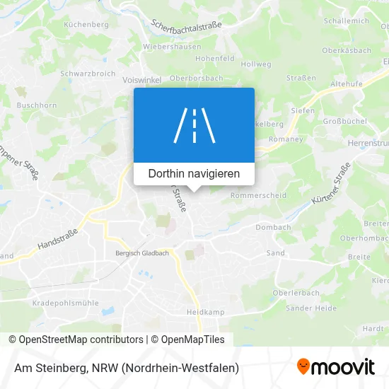 Am Steinberg Karte