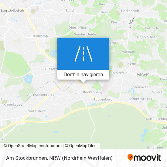 Am Stockbrunnen Karte