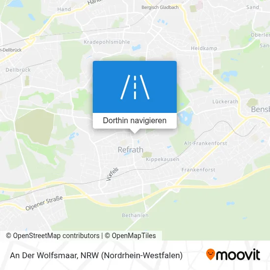 An Der Wolfsmaar Karte