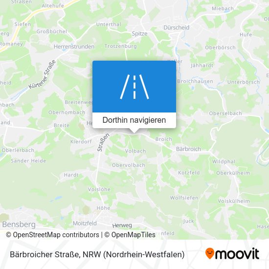 Bärbroicher Straße Karte