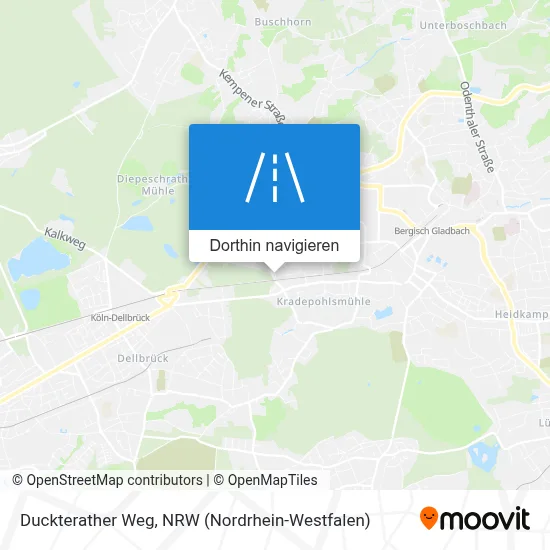 Duckterather Weg Karte