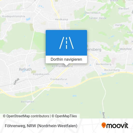 Föhrenweg Karte