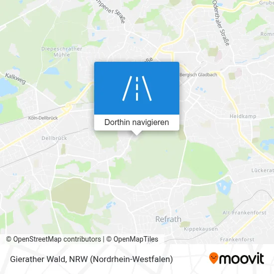 Gierather Wald Karte