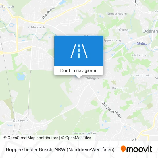 Hoppersheider Busch Karte