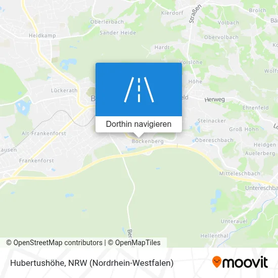 Hubertushöhe Karte