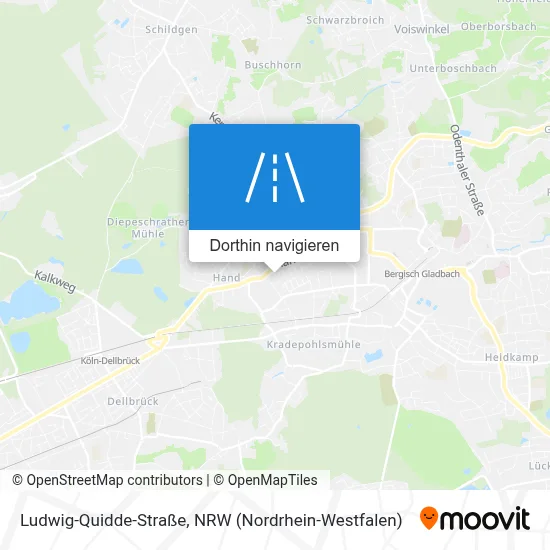 Ludwig-Quidde-Straße Karte