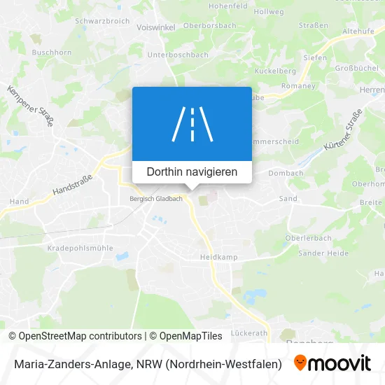 Maria-Zanders-Anlage Karte