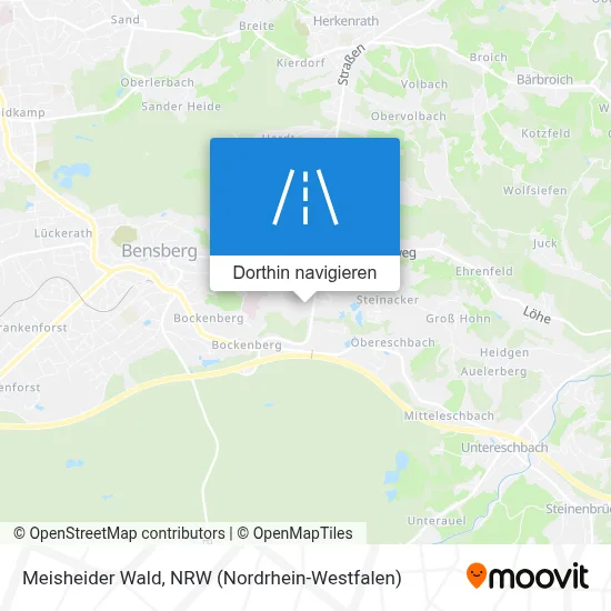 Meisheider Wald Karte