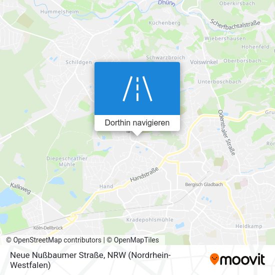 Neue Nußbaumer Straße Karte
