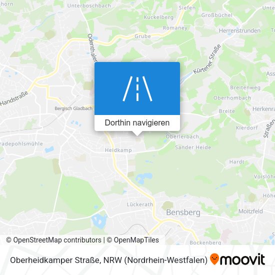 Oberheidkamper Straße Karte
