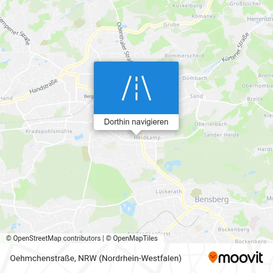 Oehmchenstraße Karte