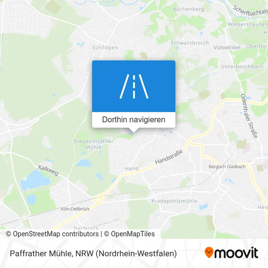Paffrather Mühle Karte