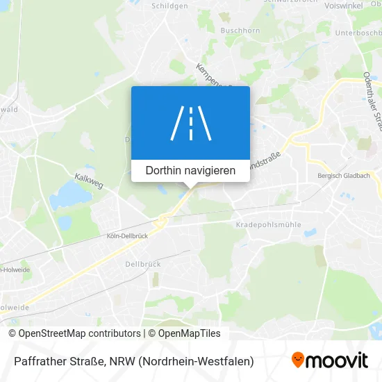 Paffrather Straße Karte