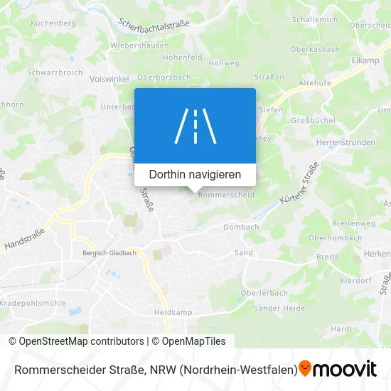 Rommerscheider Straße Karte
