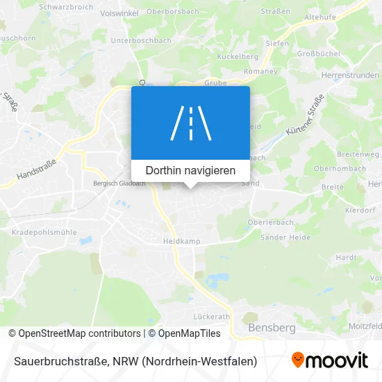 Sauerbruchstraße Karte
