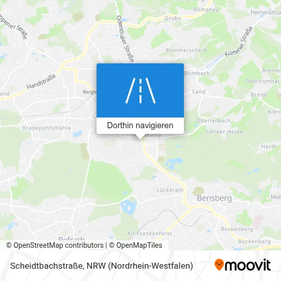 Scheidtbachstraße Karte