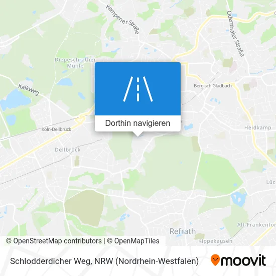 Schlodderdicher Weg Karte