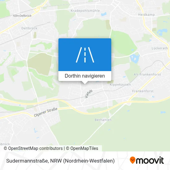 Sudermannstraße Karte