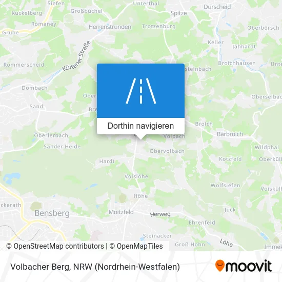 Volbacher Berg Karte