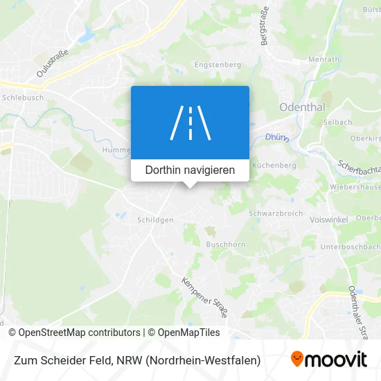 Zum Scheider Feld Karte