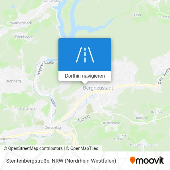 Stentenbergstraße Karte