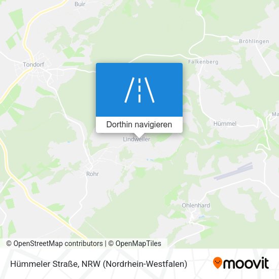 Hümmeler Straße Karte