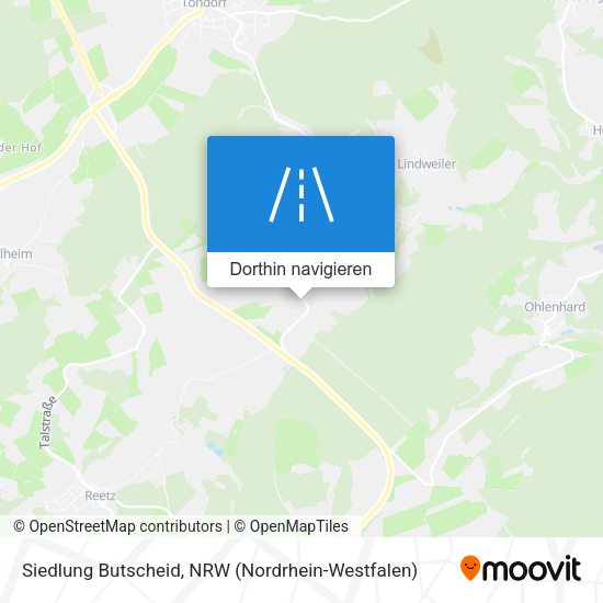 Siedlung Butscheid Karte