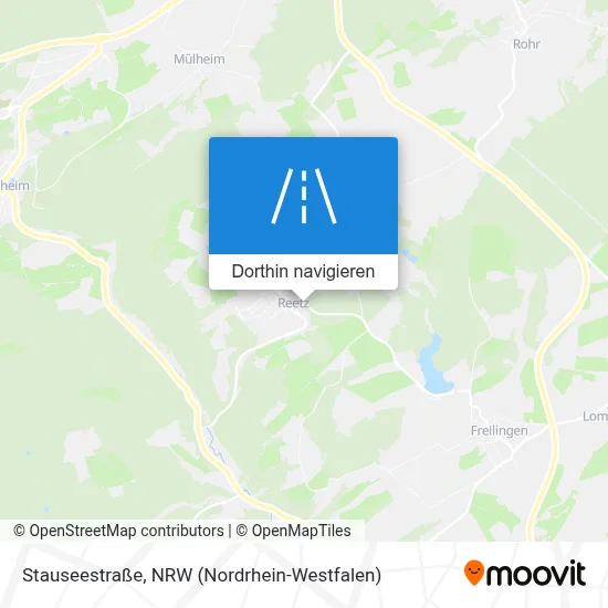 Stauseestraße Karte