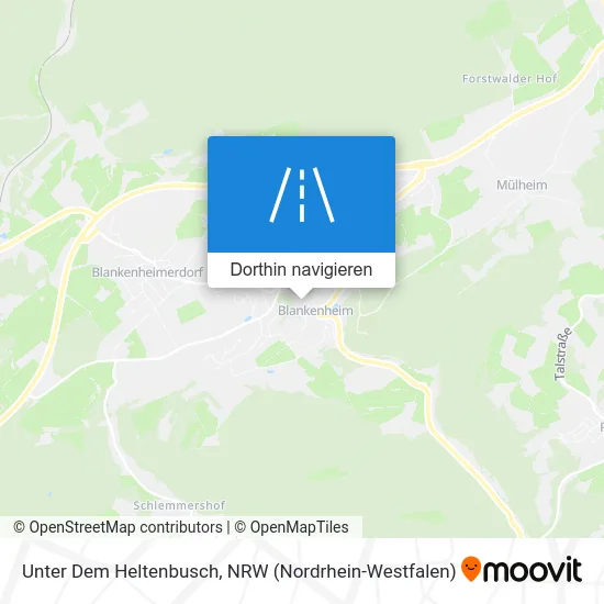 Unter Dem Heltenbusch Karte