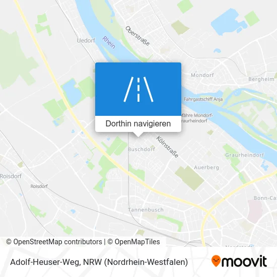 Adolf-Heuser-Weg Karte