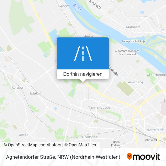 Agnetendorfer Straße Karte