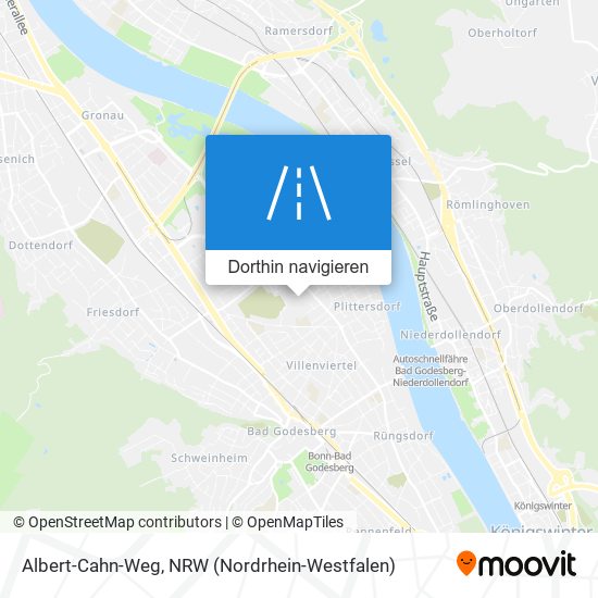 Albert-Cahn-Weg Karte