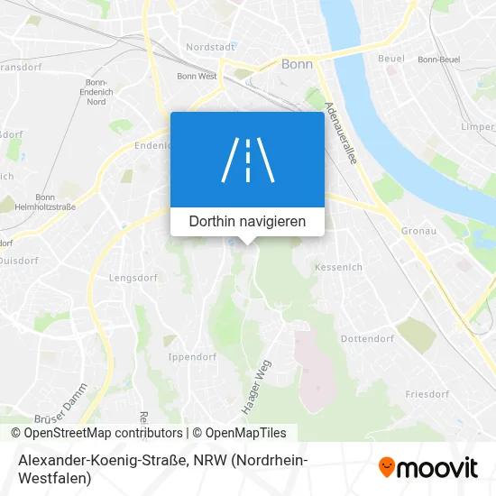 Alexander-Koenig-Straße Karte