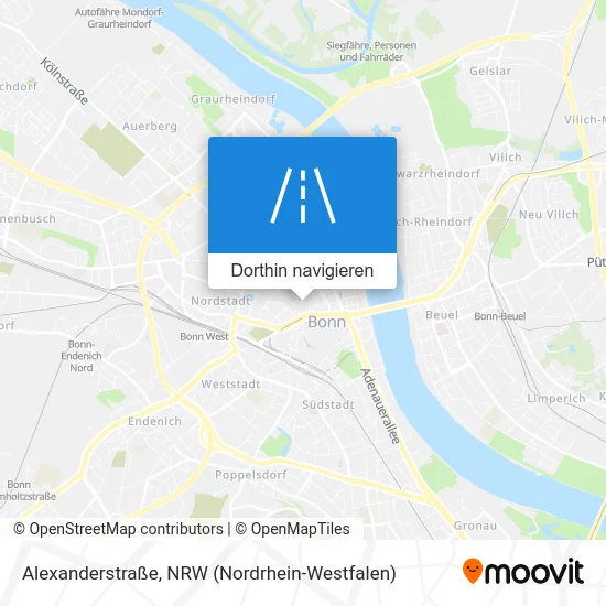 Alexanderstraße Karte