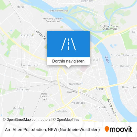 Am Alten Poststadion Karte