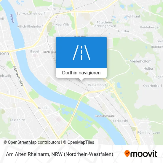 Am Alten Rheinarm Karte