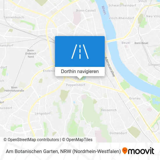 Am Botanischen Garten Karte