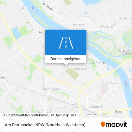 Am Petrusacker Karte