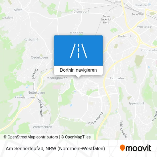 Am Sennertspfad Karte