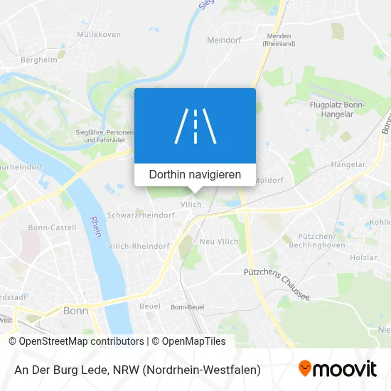 An Der Burg Lede Karte