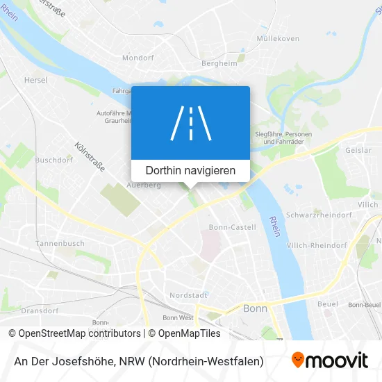 An Der Josefshöhe Karte