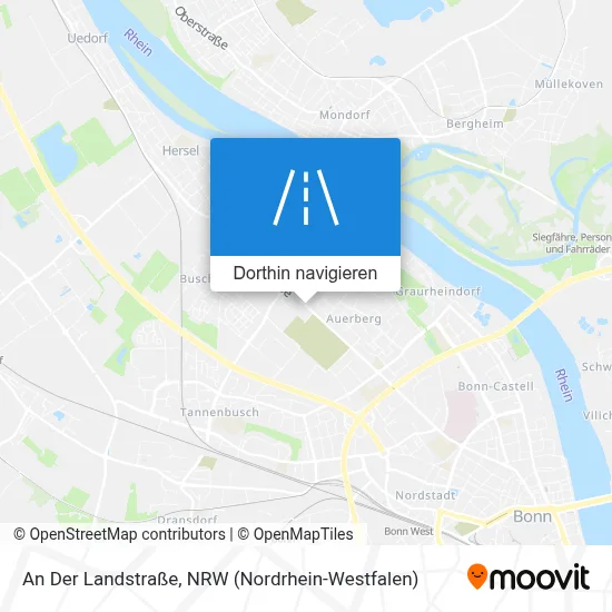 An Der Landstraße Karte