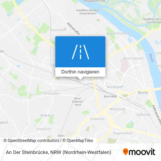 An Der Steinbrücke Karte