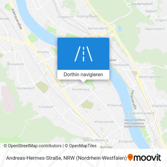 Andreas-Hermes-Straße Karte