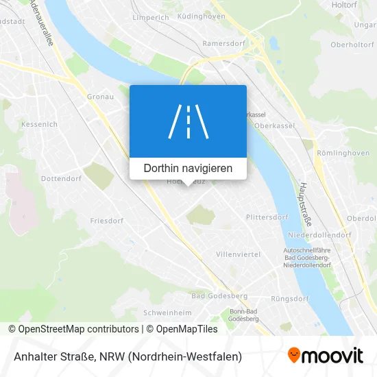 Anhalter Straße Karte