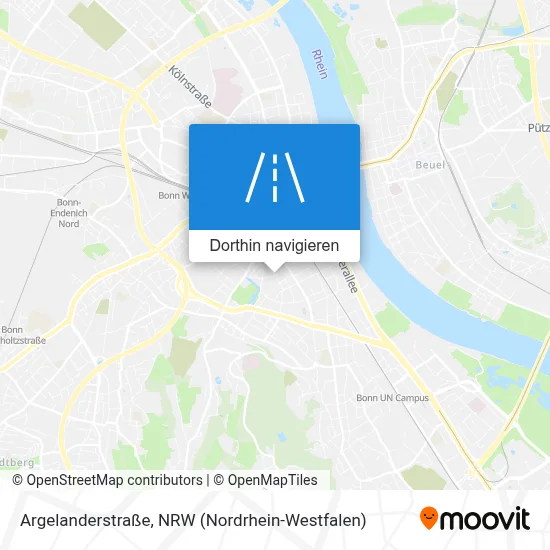 Argelanderstraße Karte