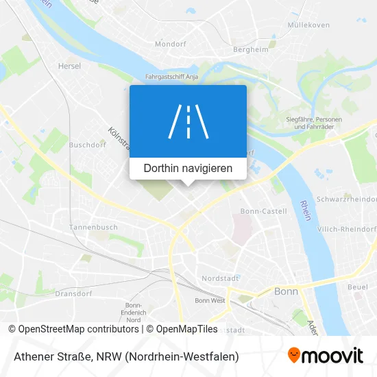 Athener Straße Karte