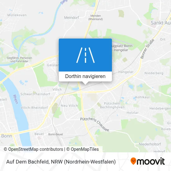 Auf Dem Bachfeld Karte