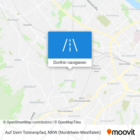 Auf Dem Tonnenpfad Karte